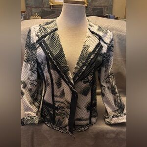 Biba Monochrome Patterned Blazer